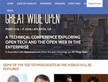 Tablet Screenshot of greatwideopen.org